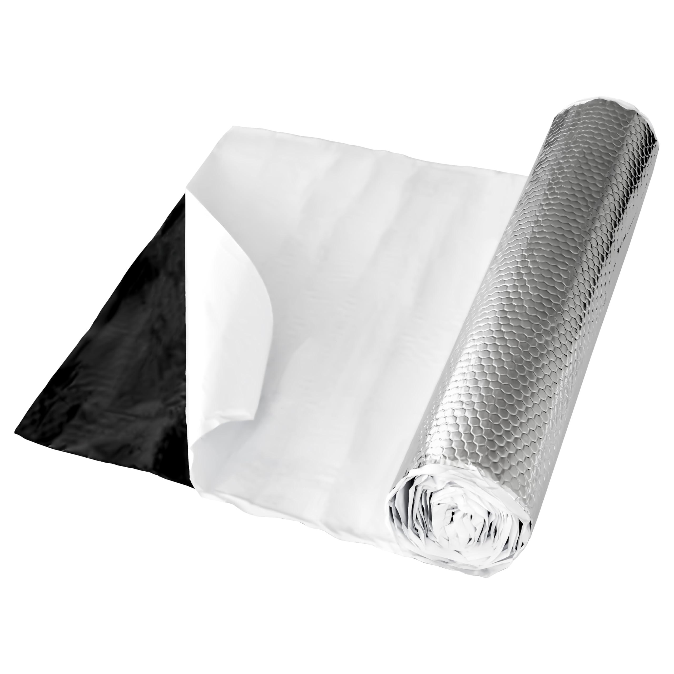 RECAMBO 2 m² Esterilla aislante de ALUBUTYL para aislamiento acústico (2 mm, 50 cm x 400 cm) autoadhesiva Anti Rubor para Coche