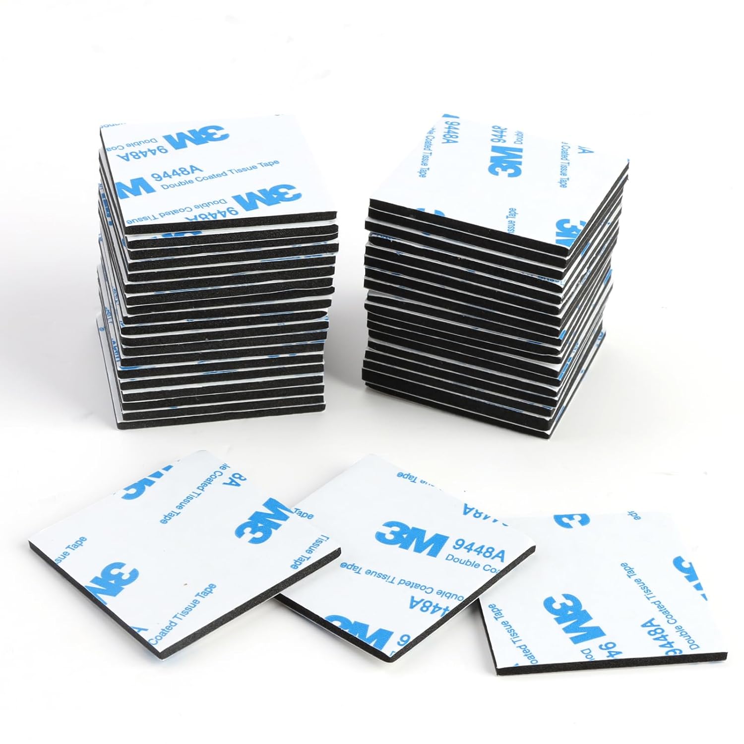 Double Sided Tape Pad 40PCS Black Eva Foam Extra Strong Sticky Double