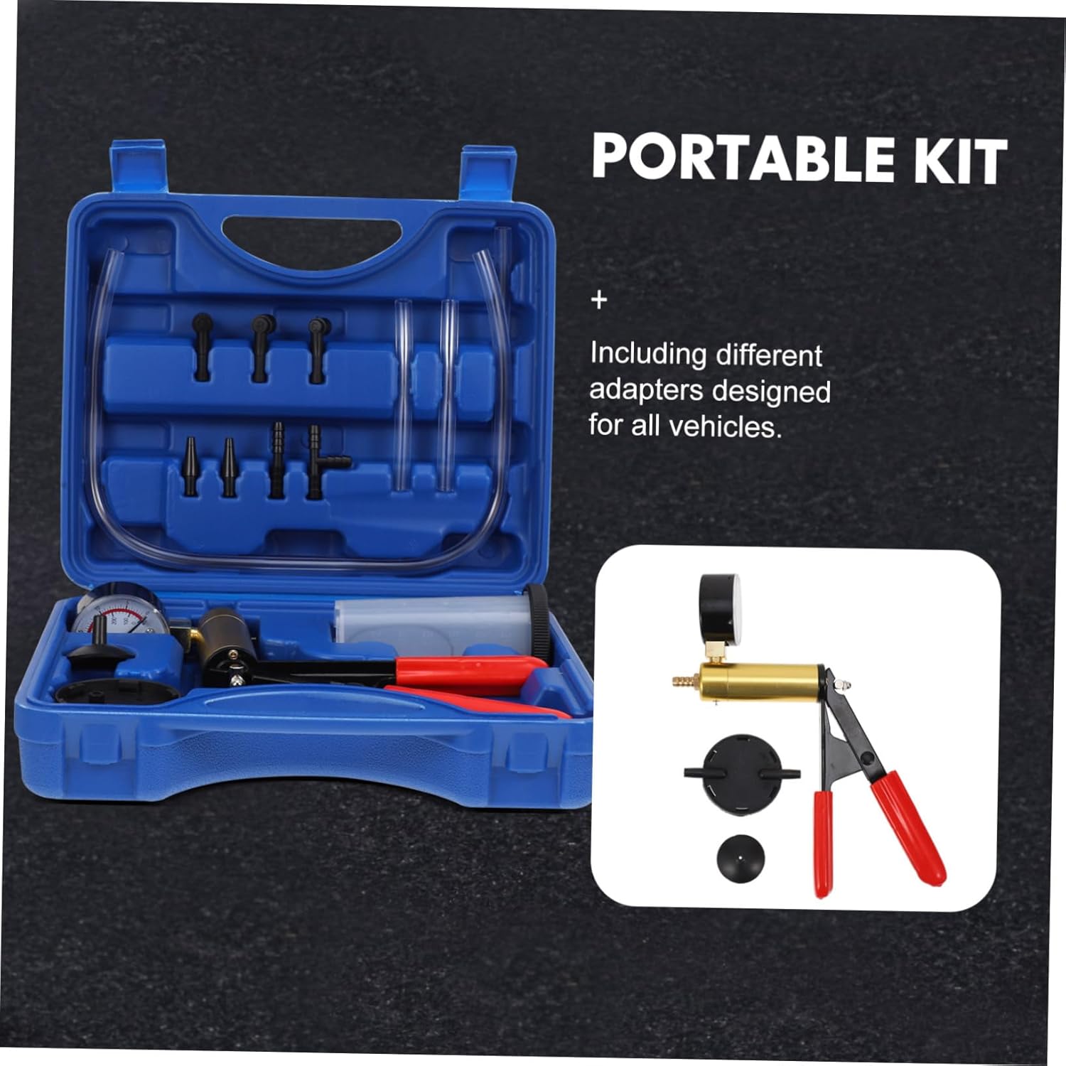 Brake Oil Replacement Tool Kit Handheld Vacuum Pump Motorcycle Brake Bleeder Kit