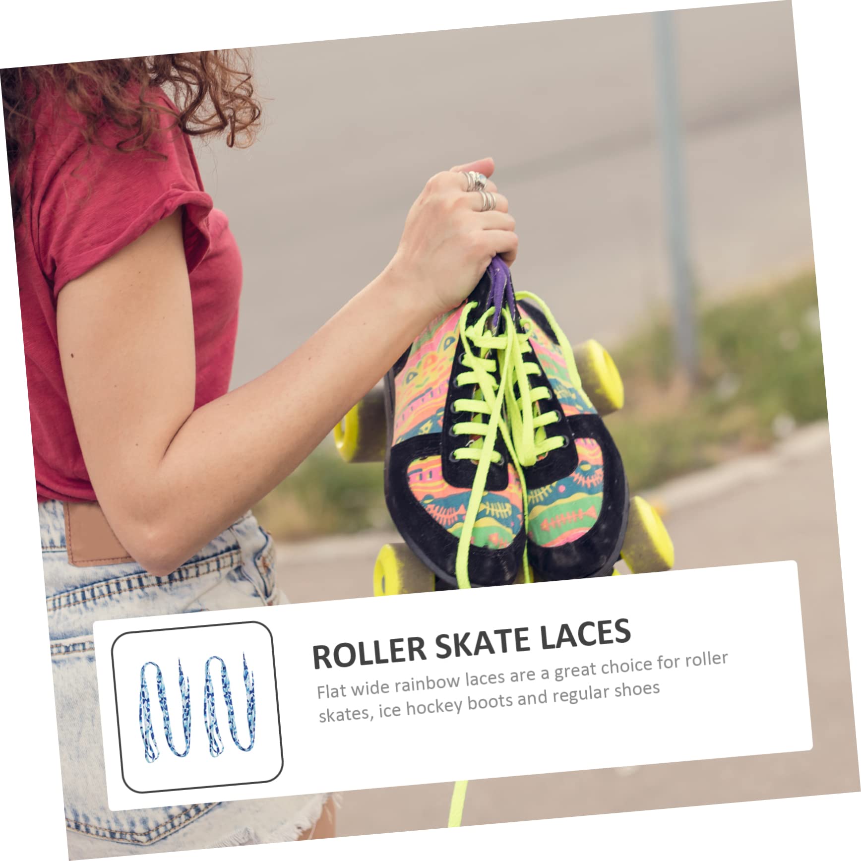 BESTYASH Cordones para patines zapatos para correr cuerda zapatillas de deporte zapatos cordones shoe laces elásticos zapatillas accesorios para patines de patines