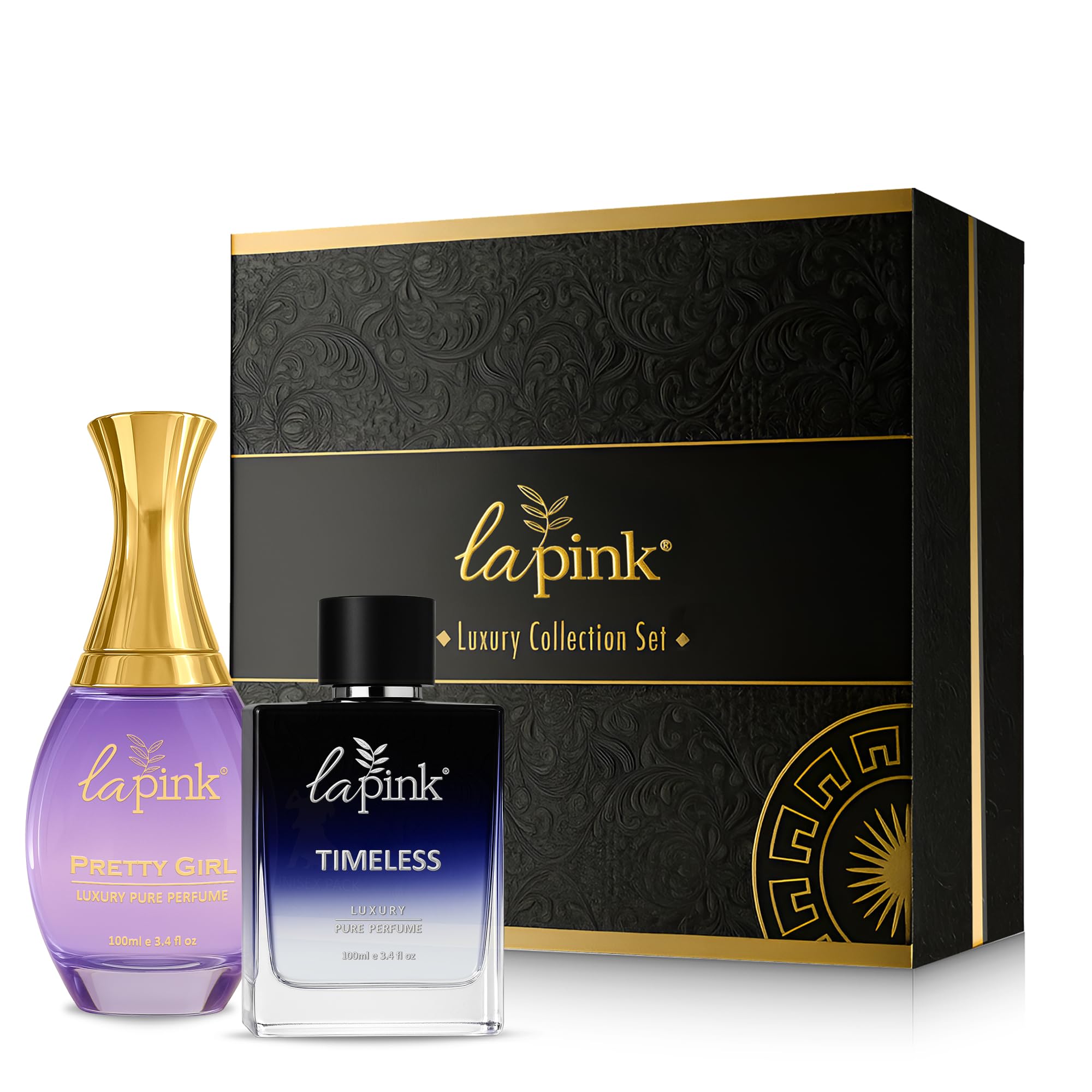 La Pink Pretty Girl & Timeless Pure Perfume Gift Set | Premium Fragrance Gift for Him & Her | Luxury Long Lasting Scent with Floral & Warm Notes | Ideal Gift for Special Occasions | 100ml each-picture-30