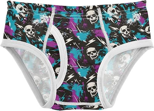 senya Baby Toddler Boys' Underwear Kids Exclusive Boxer Briefs Comfort 8Y Skelet