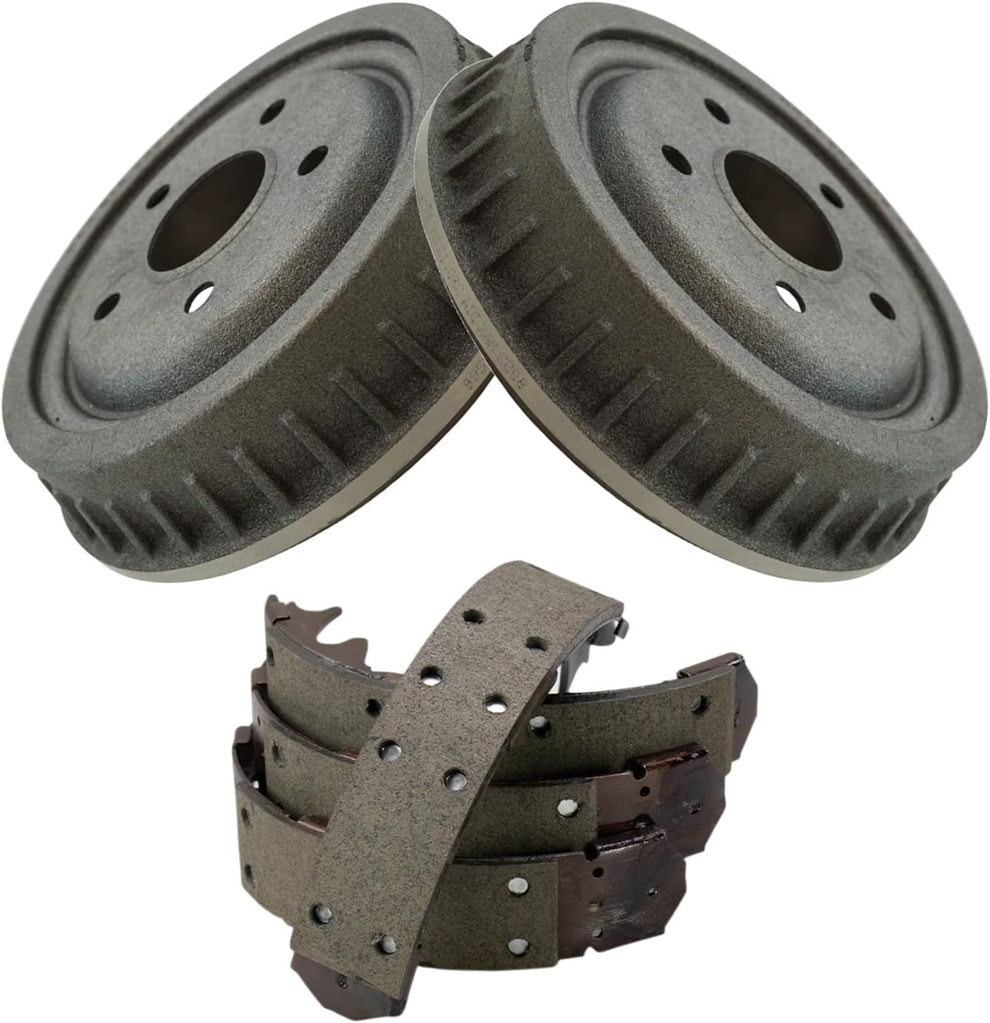 TRQ Rear Brake Shoe & Drum Kit Compatible with 1995-1997 Ford Ranger Mazda B2300 1995-1996 B3000 B4000