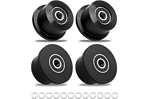4-Pack Replacement Wheel Rollers Kit for Total Gym Fitness Equipment