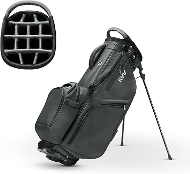 KVV 14-Way Golf Stand Bag, Lightweight Hybrid Golf Bag with Multiple Pockets, Dual Straps & Rain Cover, Premium Golf Bag for Men & Women