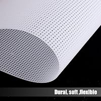 NQEUEPN Műanyag Hímzőháló Szett - 4 db Fehér Műanyag Keresztszemes Háló (34,5 x 26,4 cm, 10 CT) - Kézimunkához, DIY Projektekhez, Horgolásho 4