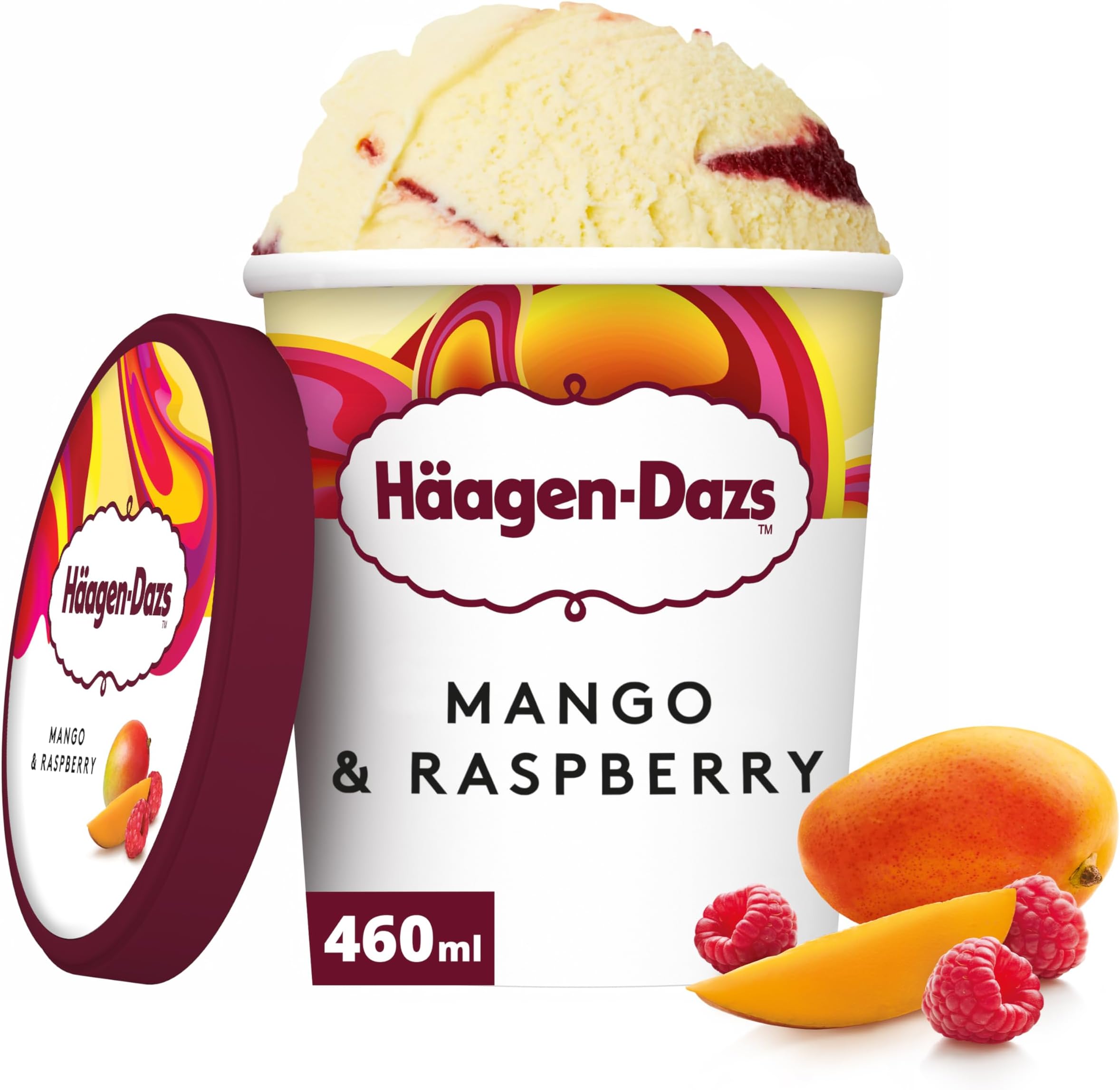 Haagen-Dazs Ice Cream Mango & Raspberry 460ml