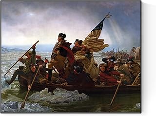 George Washington Crossing The Delaware River | American Revolution | United States | Thomas Jefferson | Art Print (11x14)