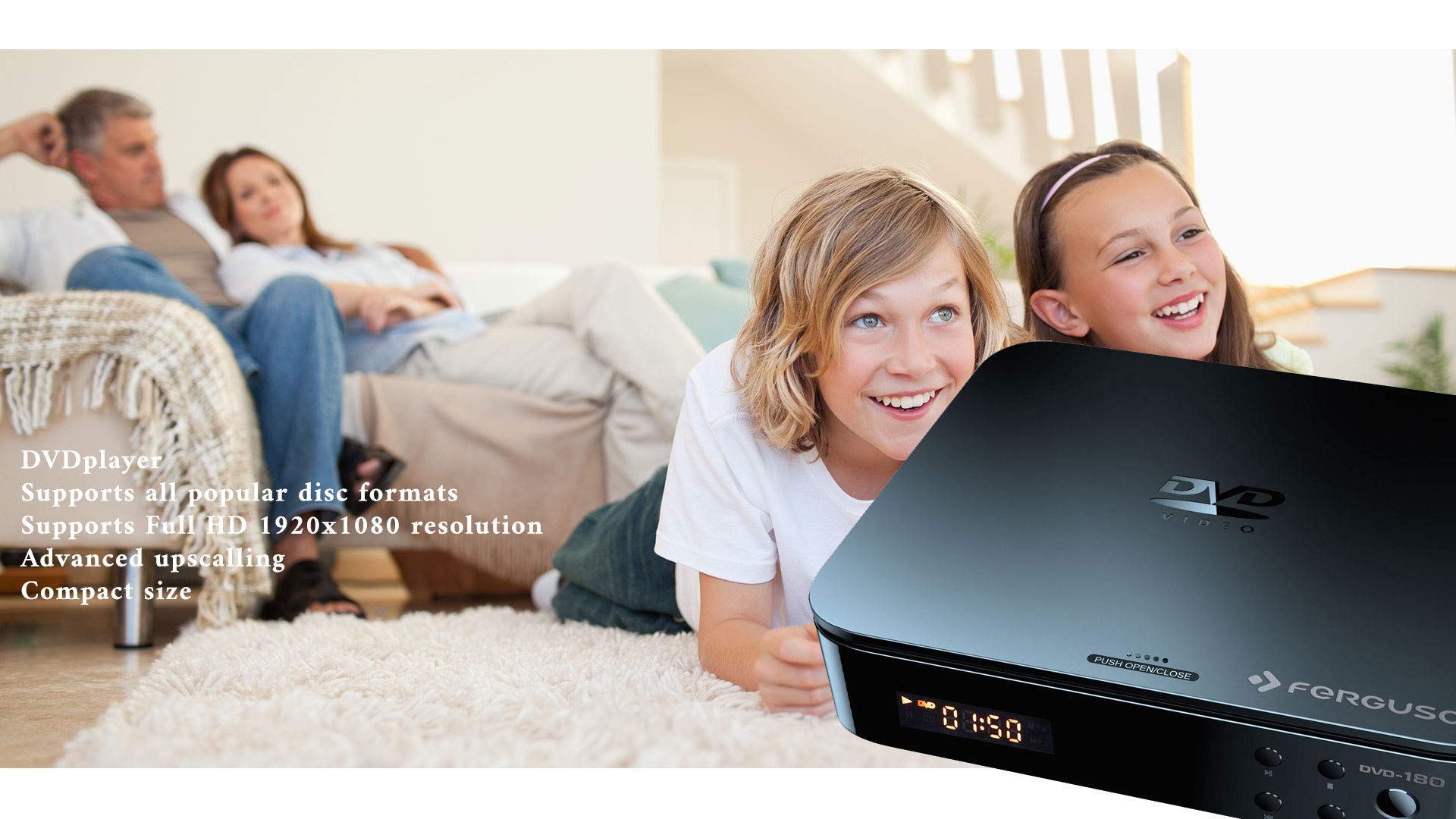 Ferguson DVD-180 DVD-Player Full HD MP3 JPEG