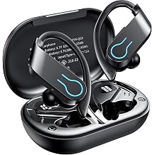 Wireless Earbuds 120H Playtime Bluetooth 6.1 Sport Headphones with Earhooks