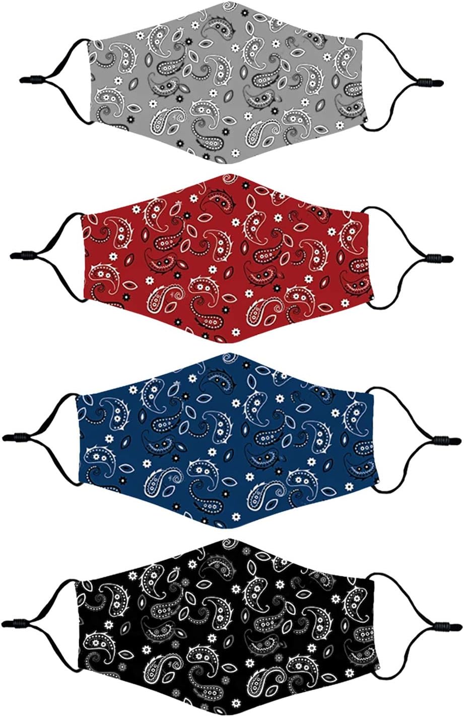 Woplagyreat Paisley Cotton Face Mask Reusable for Women Men, Washable Designer Cloth Fabric Madks,Cubre Bocas Tapa para mascarillas de Tela para la con diseño,Adult Earloop Mouth Nose Cover Persley