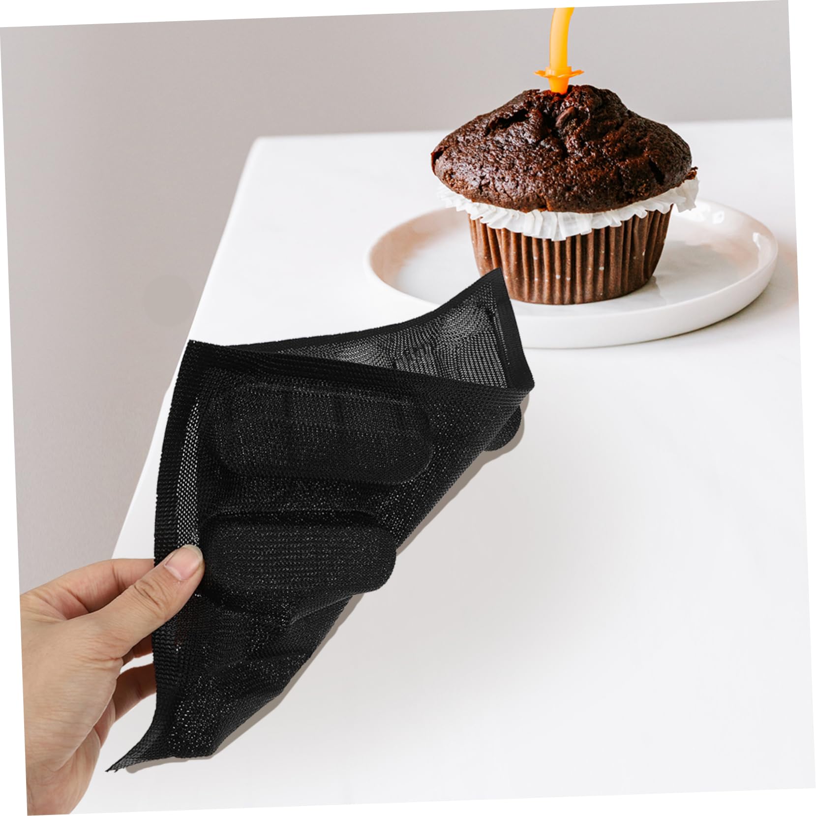 MAGICLULU Lot De 2 Moules À Antiadhésifs En Silicone Pour 6 Pains Plaque De Cuisson Respirante Noire
