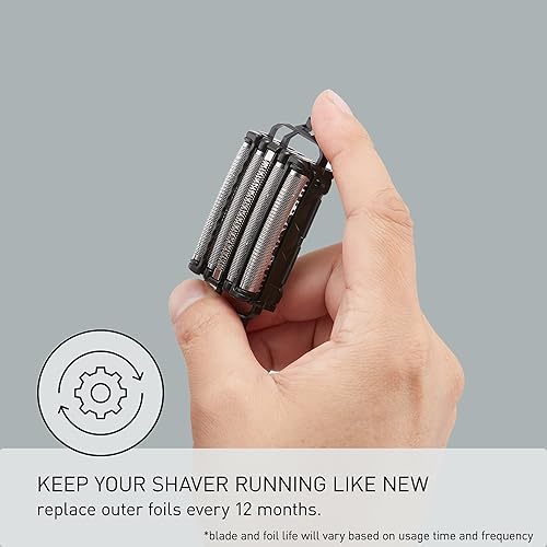 Miniatura 3 de Panasonic Lámina exterior de repuesto para afeitadora WES9173P, compatible con ARC5 de 5 cuchillas, ES-LV97-K, ES-LV67-K, ES-LV95-S, ES-LV65-S