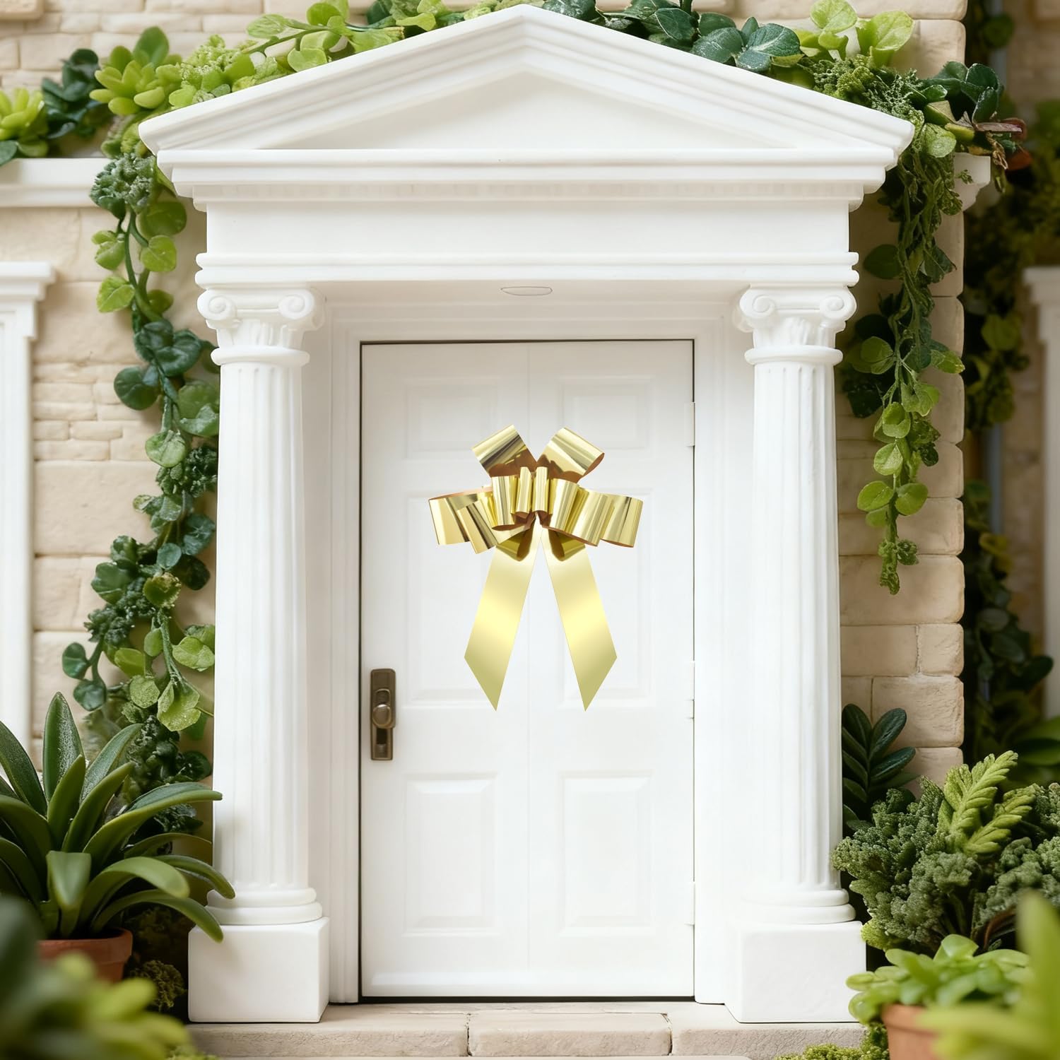 30 inch Giant Car Bow,Big Bow for Car,Huge Car Bow,Big Car Bow-Gold - Image 6