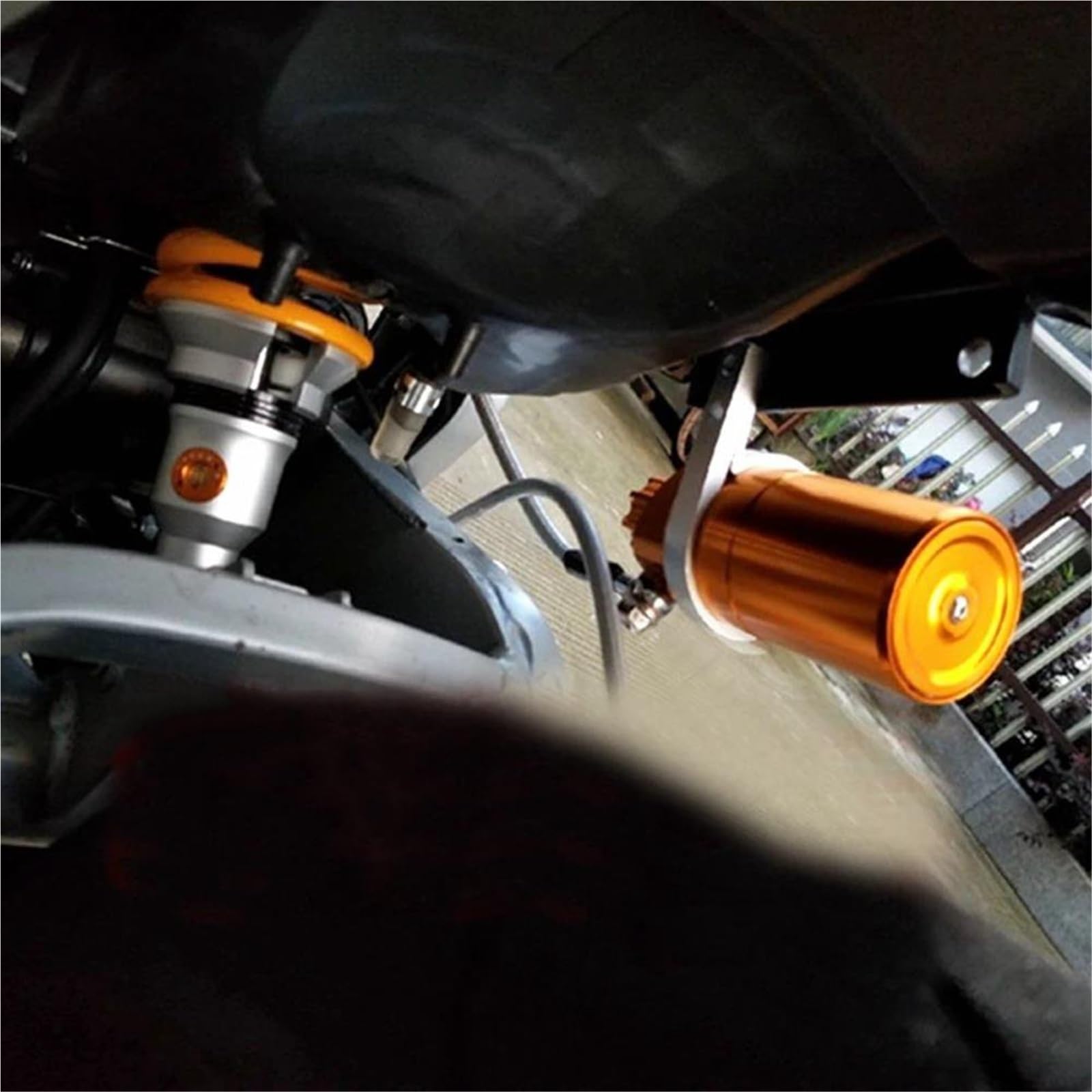 Ammortizzatore Posteriore Per Motocicletta Accessori 320mm Per CF400 650NK(Yellow)