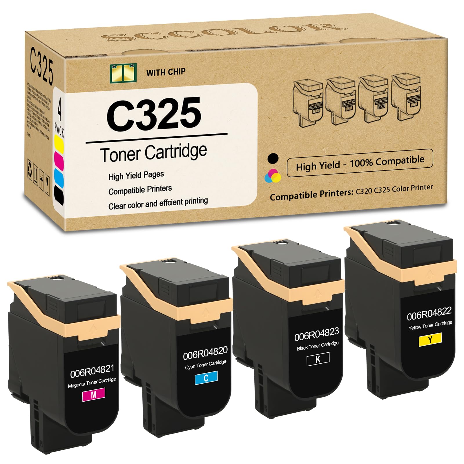 Amazon.com: C325 Toner Cartridge High Capacity Compatible for