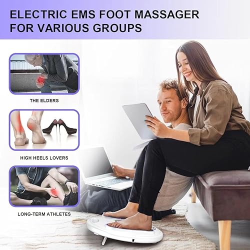 Miniatura 7 de Creliver EMS & TENS Foot Circulation Stimulator - Electric EMS Foot Massager for Circulation and Pain Relief, FSA HSA Approved Products, 25 Modes 99