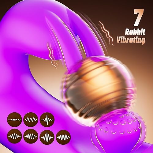 Miniatura 5 de Juguetes sexuales con vibrador de punto G, 3 en 1, juguetes sexuales para adultos, vibradores de rotación de 360° con 10 frotamientos, 7 vibradores