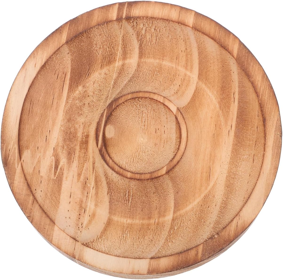 Jewelry Tray Wooden Jewelry Display Tray 3.74 X 3.74 X 0.55 in Bracelet Display for Rings Bangles Beaded Bracelets Compact Organizer for Home or Retail