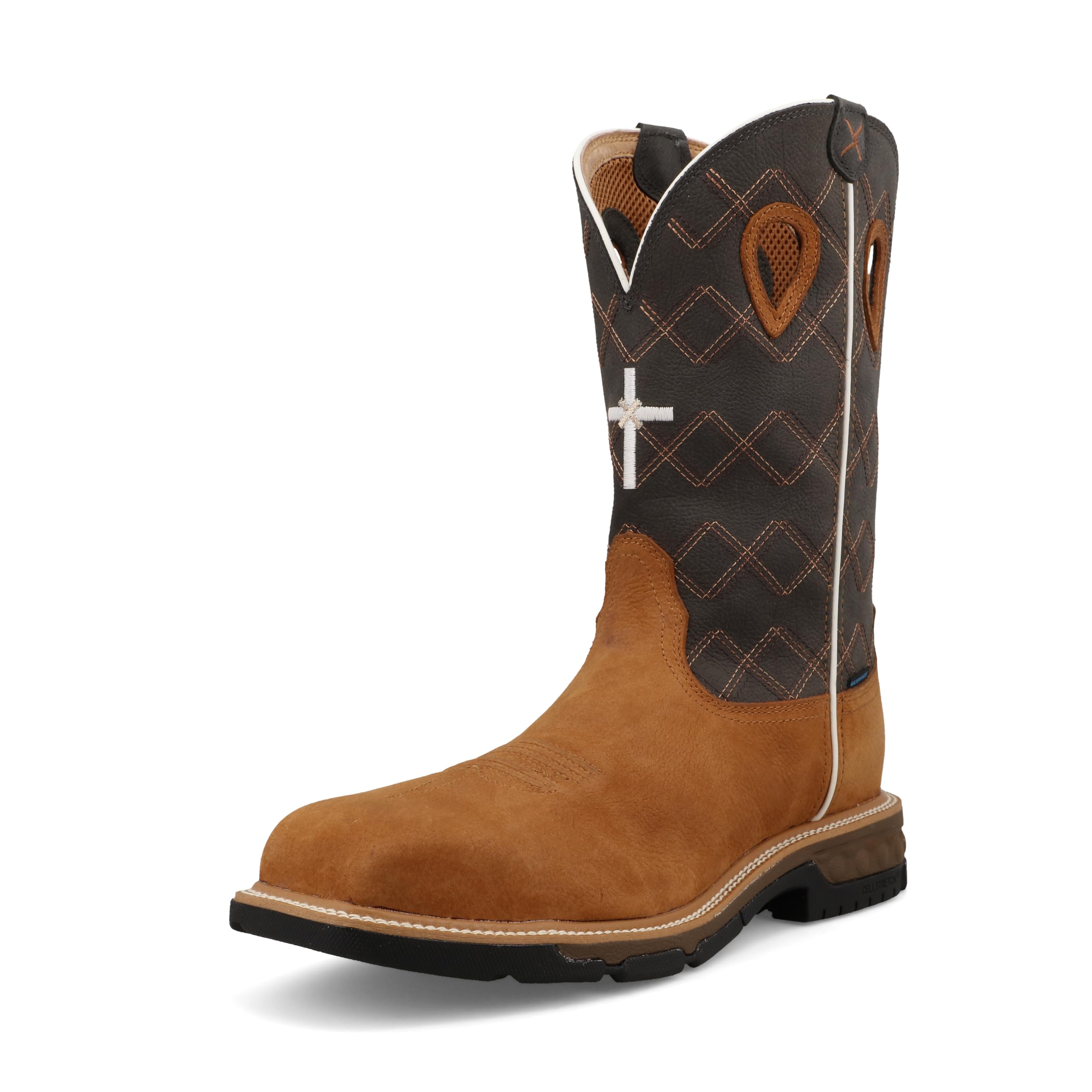 Twisted X Men’s 12” Pull On Nano Composite Toe Waterproof Western Work Boot