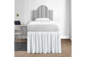 Ultra-Luxurious Twin XL Bed Skirt for Extra-Long Slumber