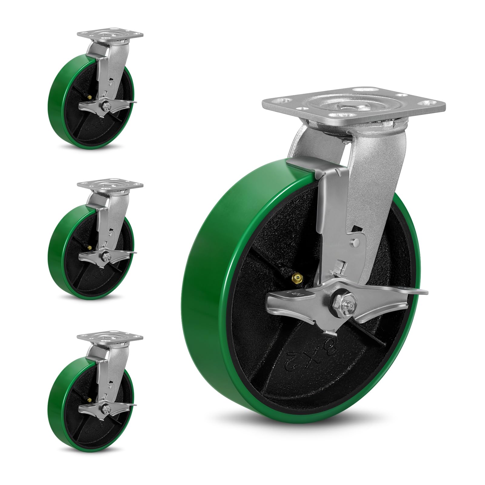 Heavy Duty Industrial Casters - 4000lb Capacity -11 Heavy Duty Industrial Casters - 4000lb Capacity -11