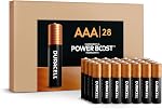 Duracell Coppertop AAA Alkaline Batteries with POWER BOOST Ingredients, 28 Count, Long-Lasting Alkaline in Re-closable Pack for Quick Access and Organized Storage