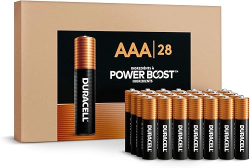 Vista 12 de Duracell Coppertop - Pilas AA con ingredientes Power Boost, paquete de 28 pilas doble A de larga duración, pilas alcalinas AA para aparatos