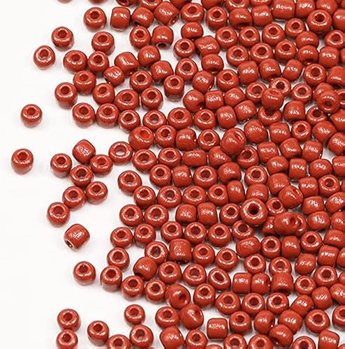 Tibaoffy Tamaño 60 Crafts - Cuentas de semillas de vidrio de 0.116 pulgadas para hacer joyas (total alrededor de 3.53oz, alrededor de 1200 unidades)