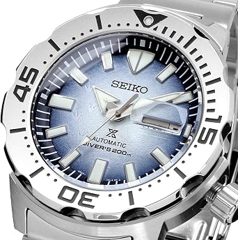 Seiko SEIKO Wristwatch PROSPEX Prospex Mechanical Automatic Winding Save the Ocean Special Edition Monster Diver's 200m SRPG57K1 Men's Overseas Model Parallel Import