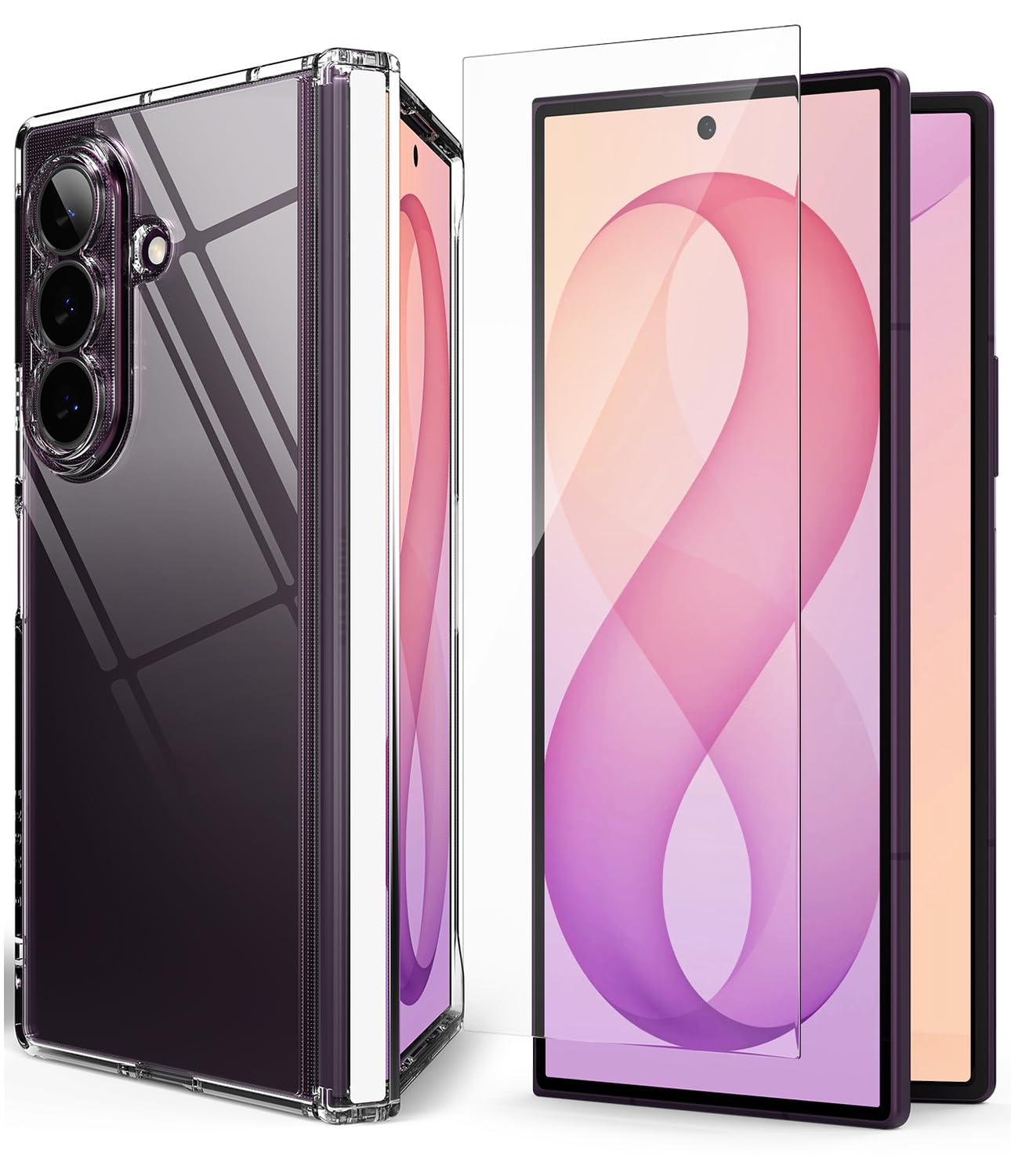 Ringke Funda y Protector Pantalla para Galaxy Z Fold 8 Ultra