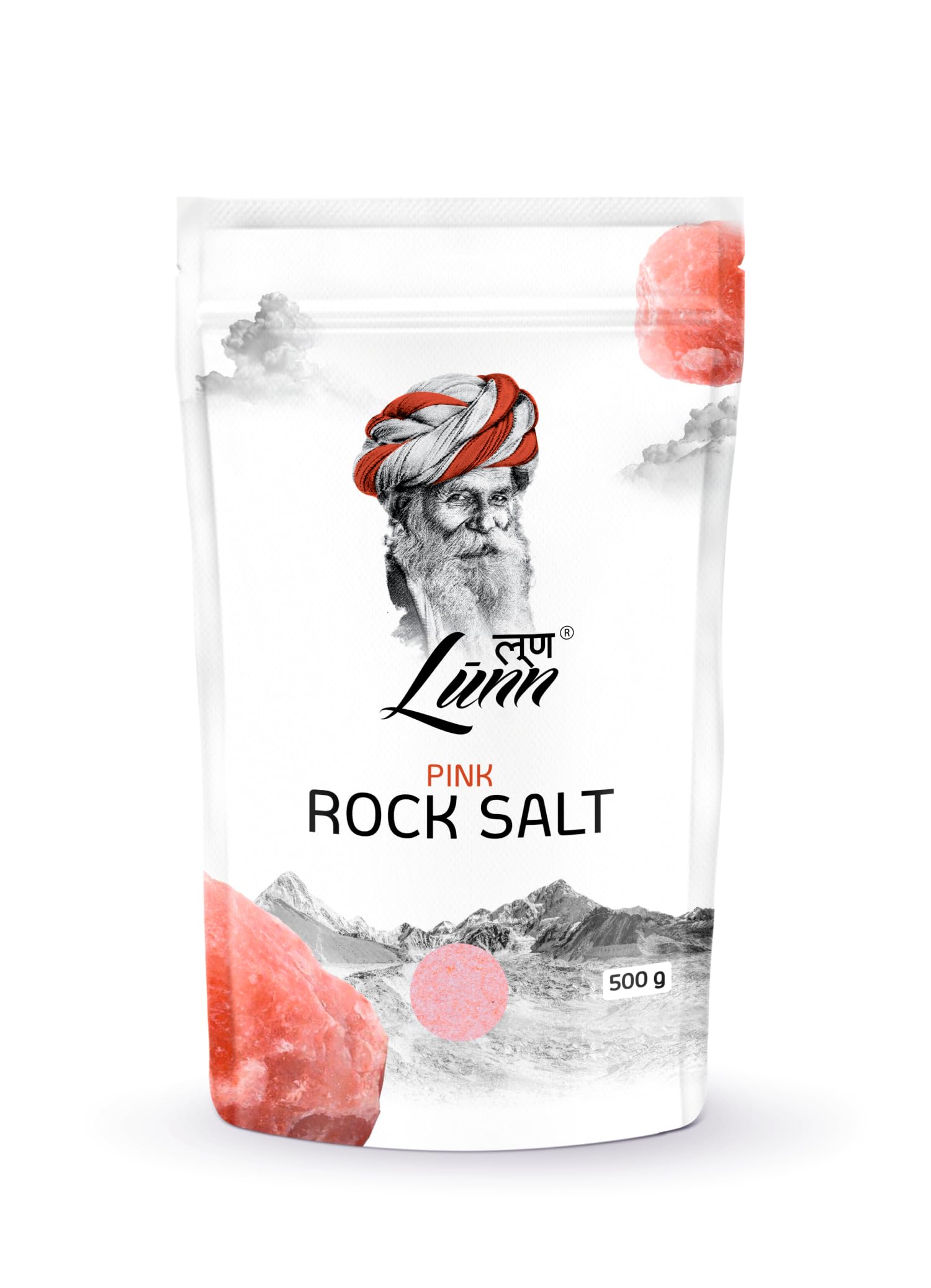 Lunn|Natural Himalayan Pink Rock Salt (Sendha mak)|Rich in Natural Minerals |No GMO|No Artificial Flavors|Vegan|Gluten Free|500g| Pack of 1 (B0BMLYGW16) Amazon Price History, Amazon Price Tracker