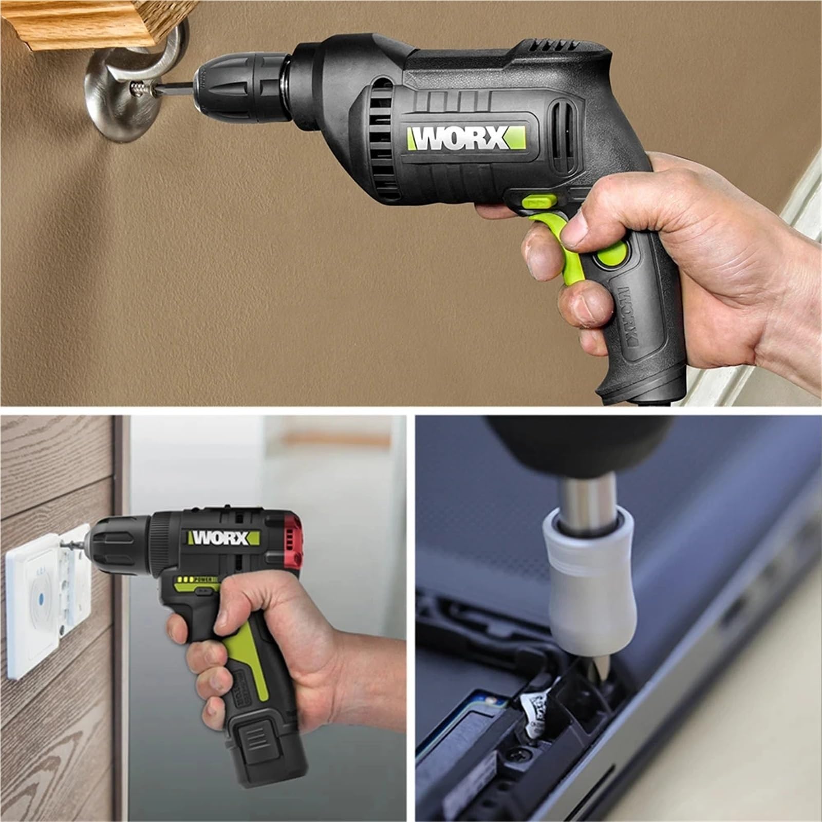 Cacciavite Set punte da trapano WA1149 Punte 42 pezzi for avvitatore elettrico Cacciaviti esagonali