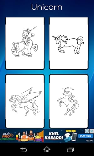Unicorn Coloring Book