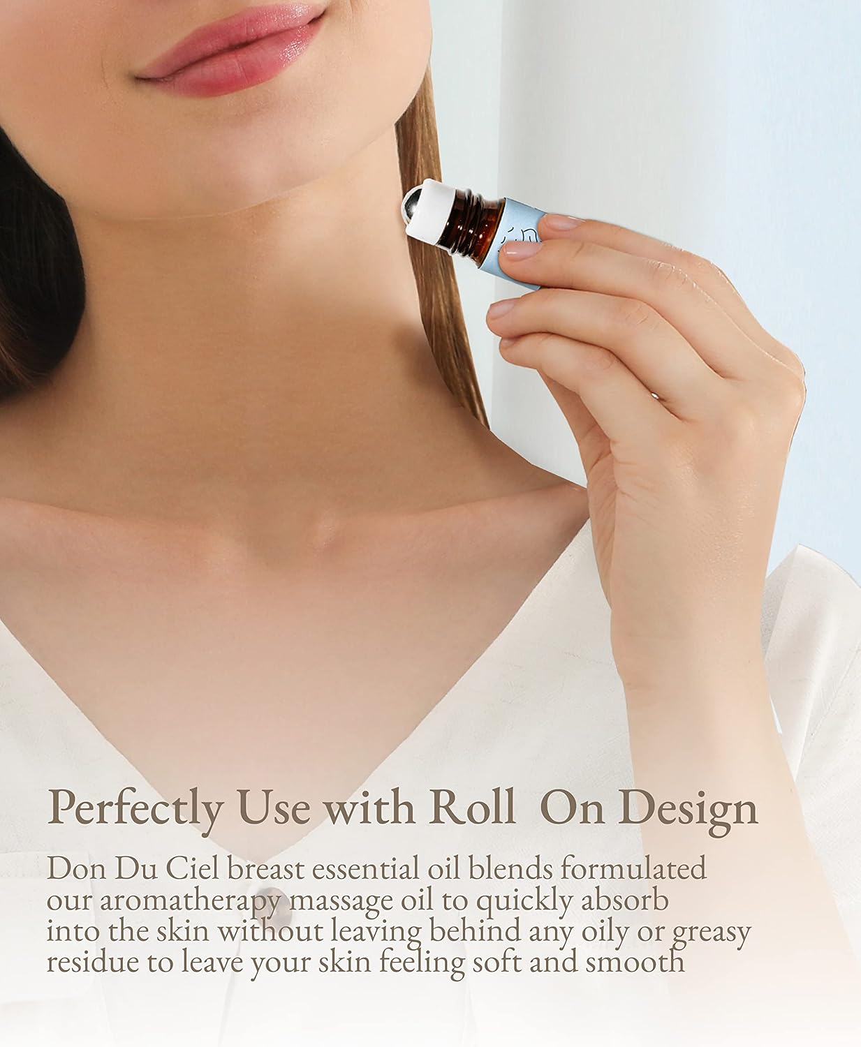 Essential Oil Roll On Blend, Orchid Oil Gift Set, Well-Being, Body Care, Massage, Relaxing, 6 Pack, 0.07oz (White-Small, Orchid) - Image 4