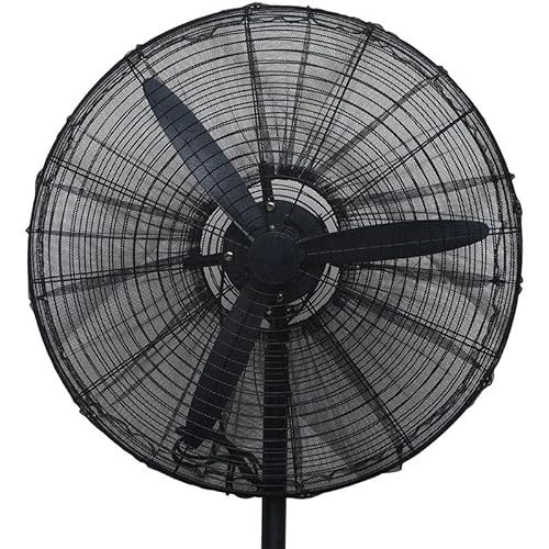 扇風機カバー 安全カバー 大きい 家庭用 業務用サイズ選べる セーフティーネット 黒 2点セット (58-63)