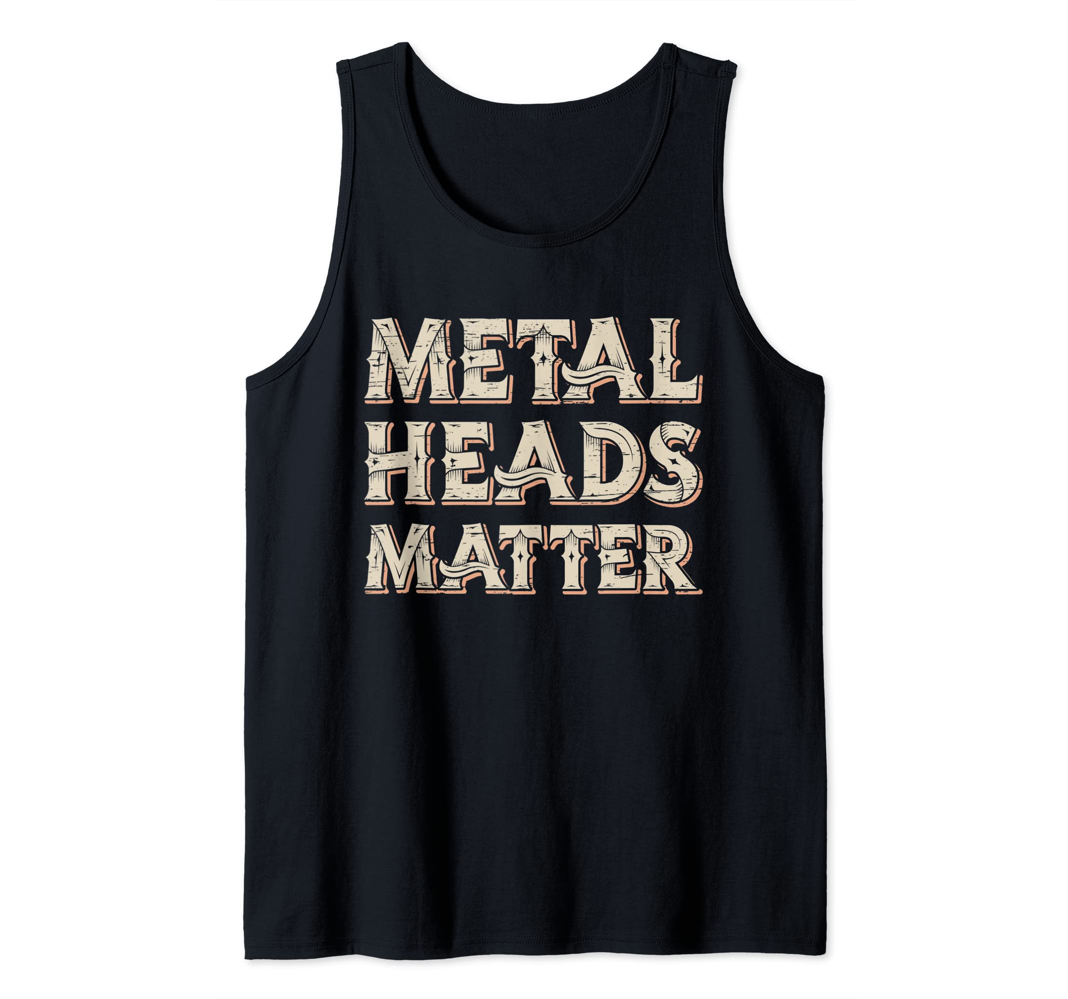 Metal Heads Matter - Black Dark Rock Death Metal Tank Top