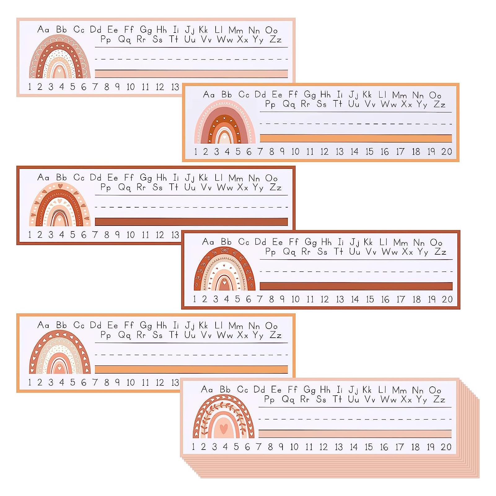 AMSLSIU Paper Décor Style Border Stickers for Creative Bulletin Sticker – Back to Blackboard with Blackboard Borders Stickers, Type+2
