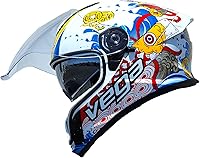 Vista 9 de Vega AIR GPX - Casco integral (talla M, Fortune)