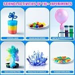 110 Lab Experiments Science Kits for Kids - STEM Projets Jouets scientifiques éducatifs pour les enfants 6 7 8 9 10 12 Ans Old, Cadeaux d'anniversaire de Noël pour les garçons et les filles, Apprendre & Éducation