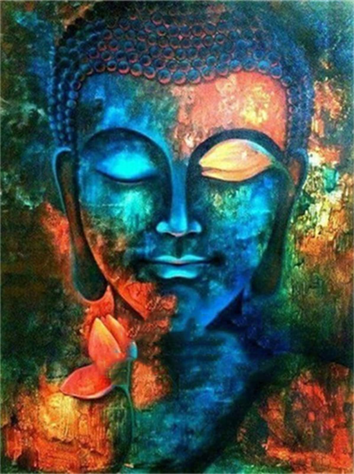 Broderie Arts Artisanat Peinture Diamant 5D Adulte Point de Croix Bouddha
