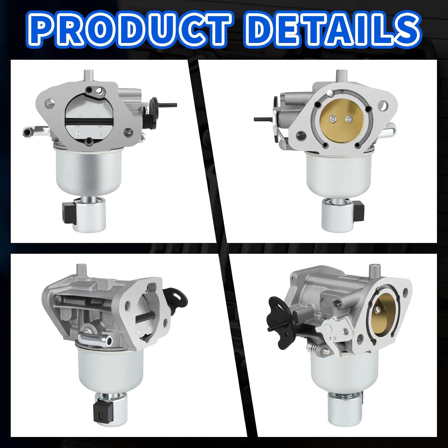 1685321-S Carburetor for Kohler 7000 series Engines KT725 KT730 KT735 KT740 KT745 Lawn Mowers 22HP 23HP 24HP 25HP 26HP Carb Engine with Air Filter