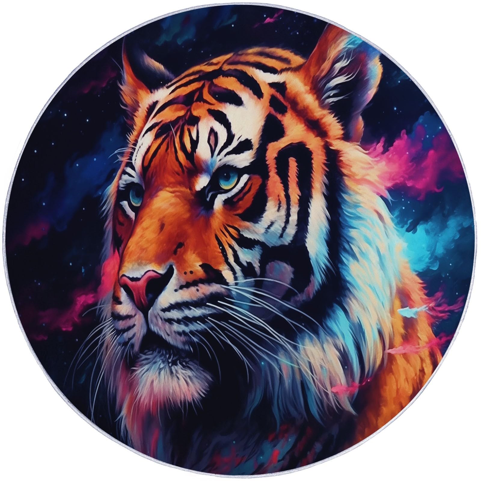 Tapis salon orange tigre fantastique 60cm cuisine et chambre