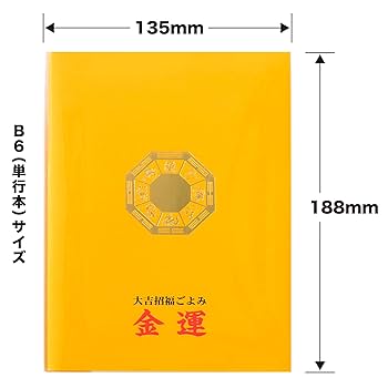 Amazon.co.jp: トーダン 2025年 手帳 金運ダイアリー B6・1