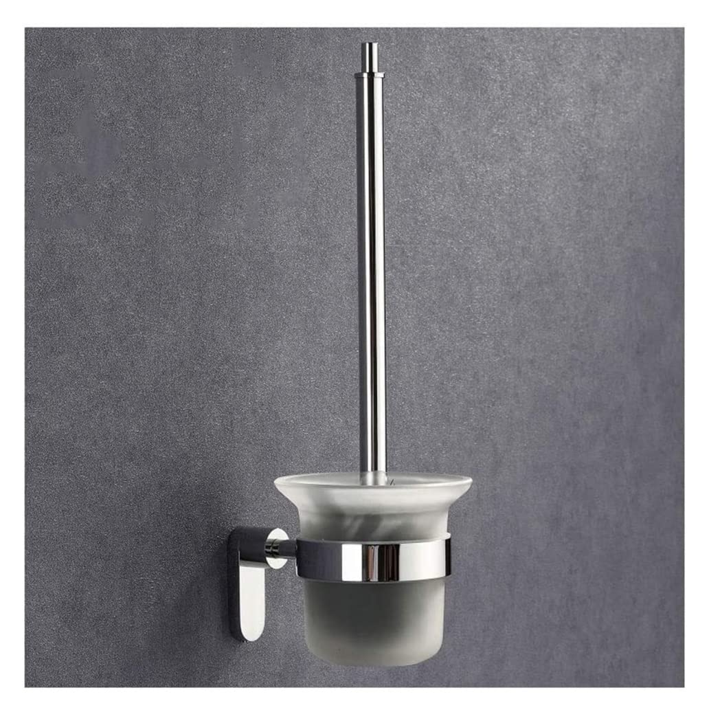 Bathroom Clean Wall Mount Toilet Brush Holder, And Set, Cleaning For Bathroom Hygienic Storage(A)
