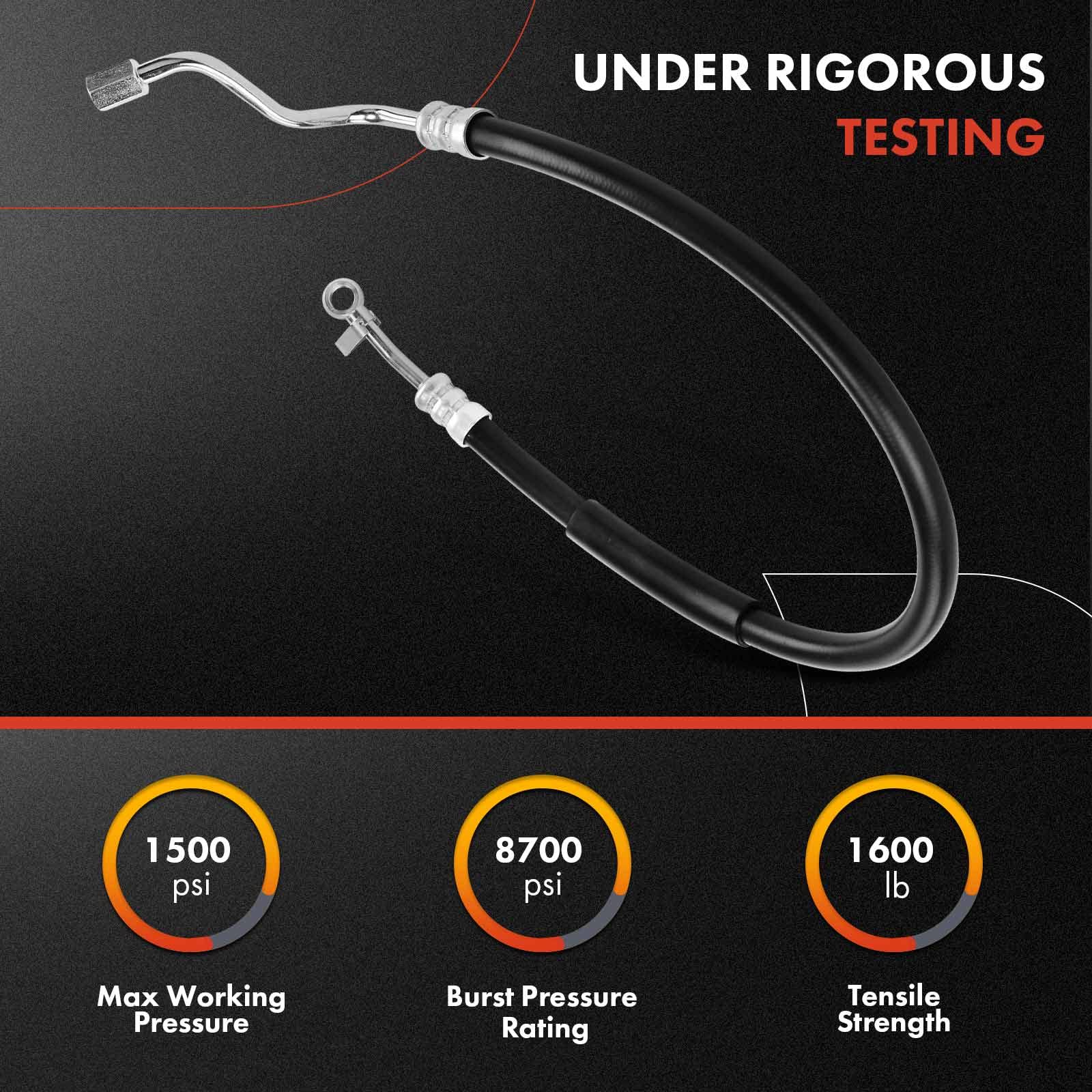 A-Premium Power Steering Hose Pressure Line Assembly