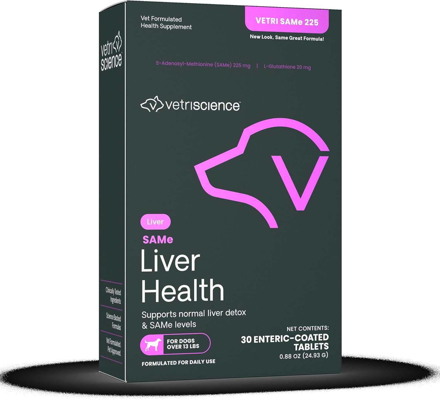 VetriScience Liver Health Chews with Milk Thistle, Vetri Liver Detox Supplement for Dogs, Turmeric and Artichoke Leaf for Liver Support and Detoxification, Chicken, 60 Count