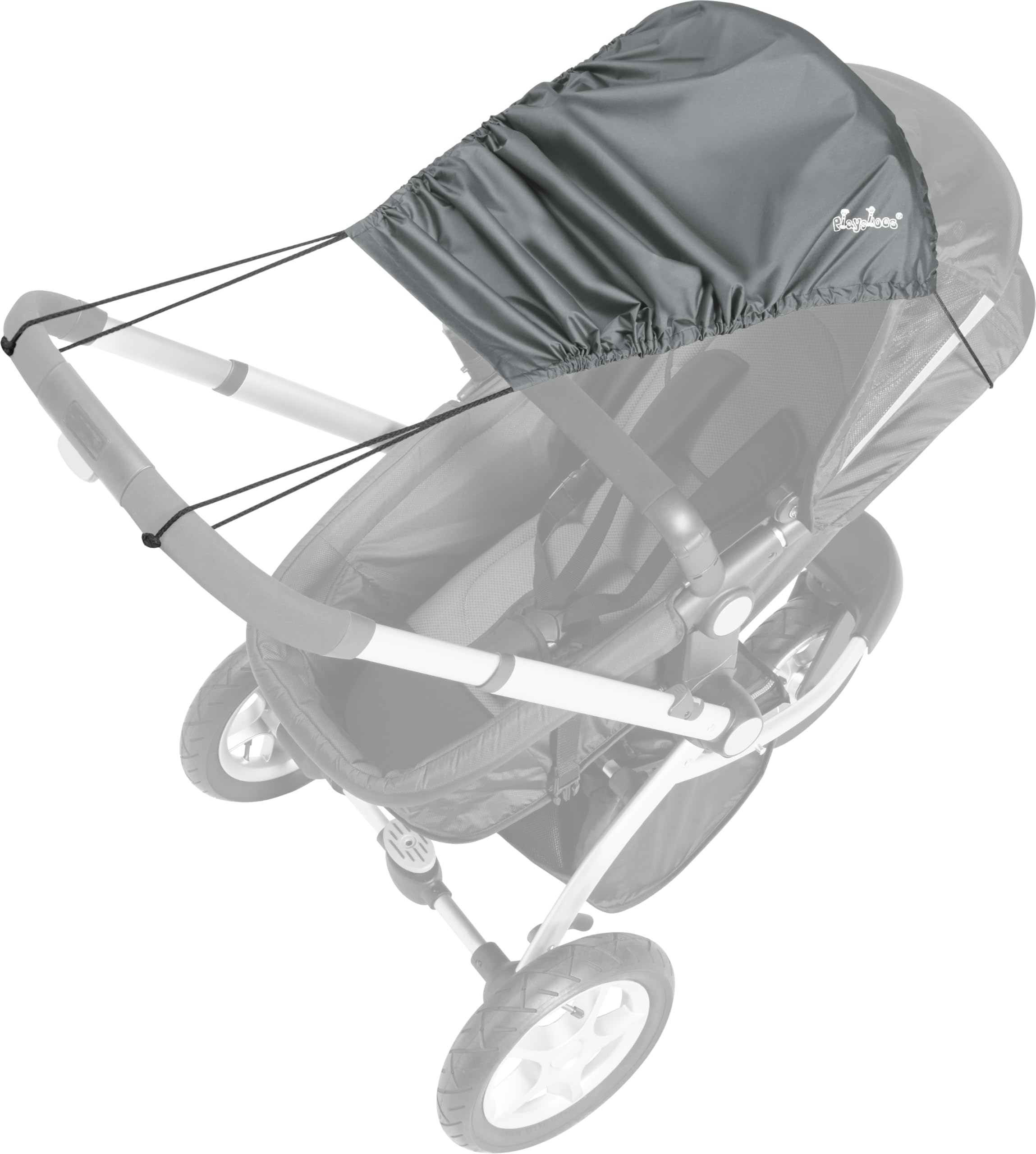 Playshoes Unisex Sonnensegel mit UV-Schutz 448850, 33 - grau, 75 x 55 cm