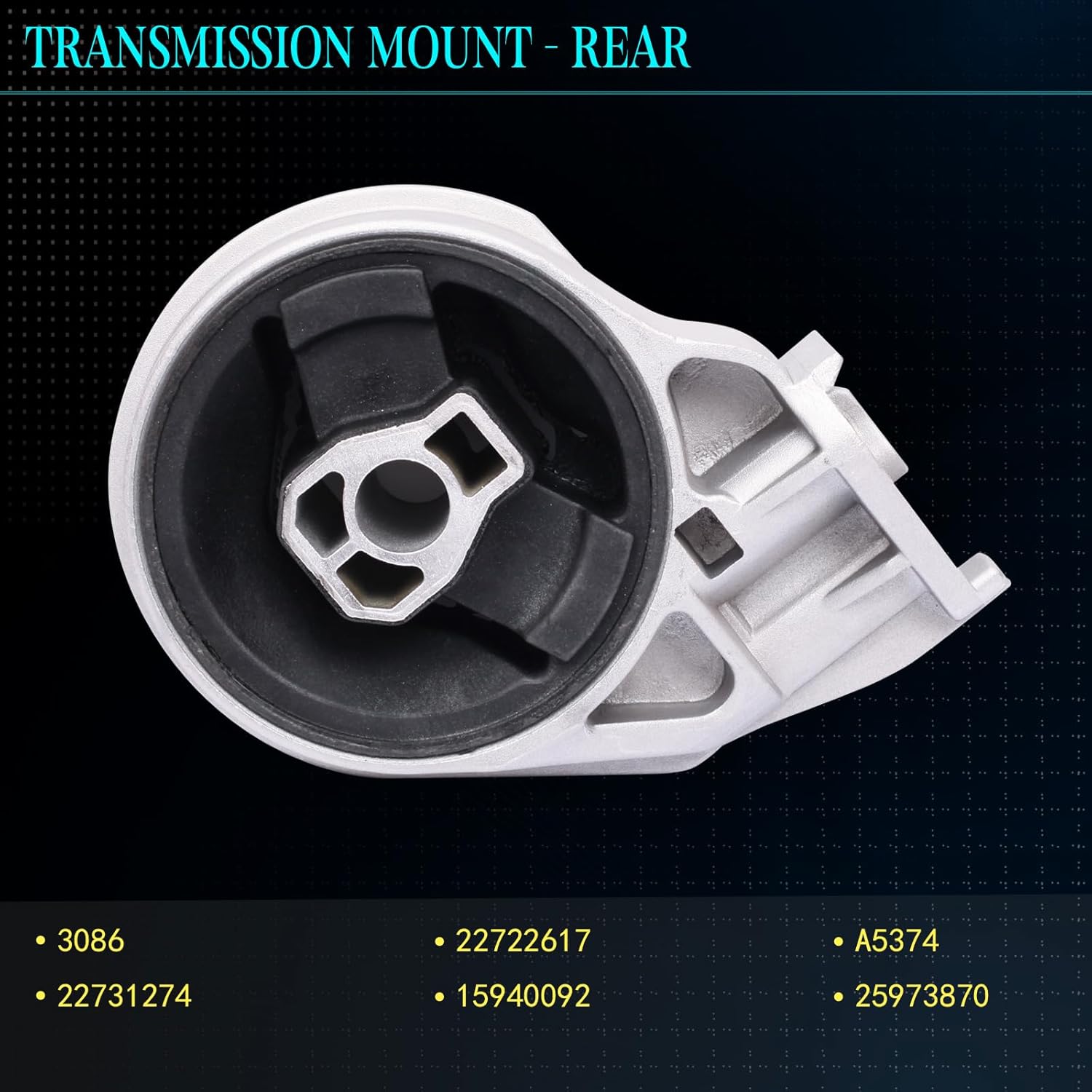 Engine Motor Mount Compatible with Chevy 2005-2010 Cobalt 2006-2011 HHR 05-07 Saturn Ion 2007-2010 Pontiac G5 2.0L 2.2L 2.4L, Motor Mount Replace for 3086 A5374 3081 A3081 3109 A5385 EM4158