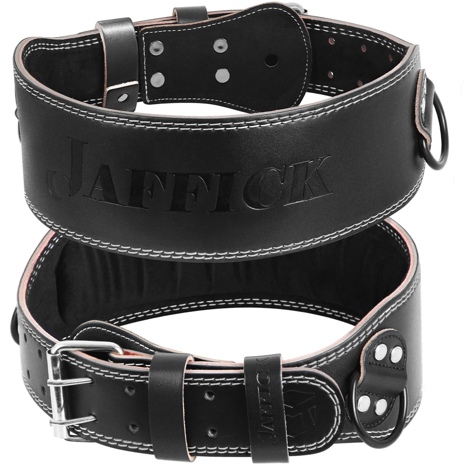 Jaffick 2-in-1 Leather Weight lifting belt & Dip Belt
